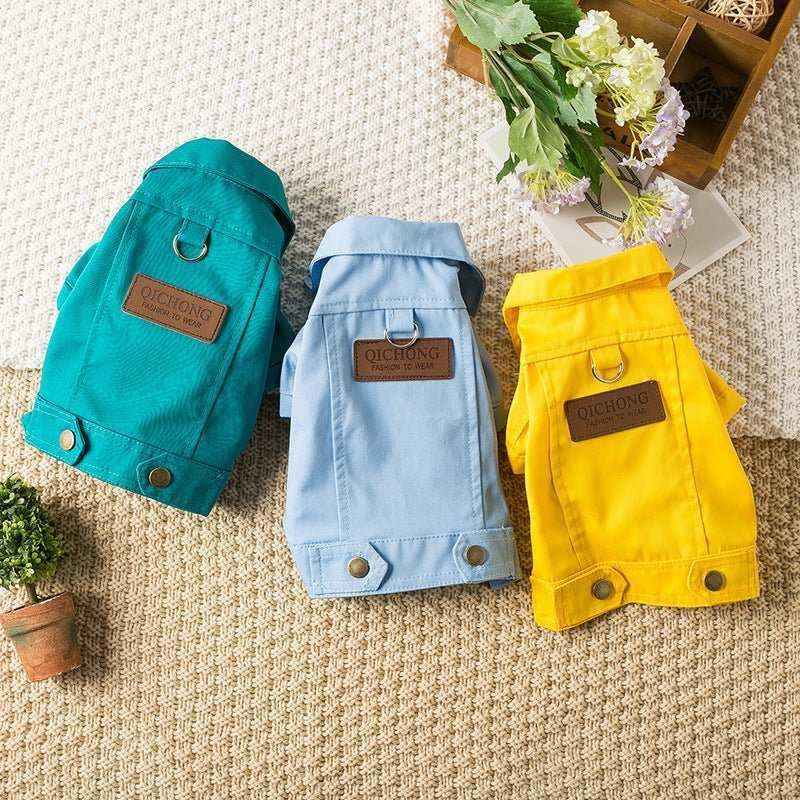 Giacca per cani in tessuto Denim "Philadelphia" - Dog Moda