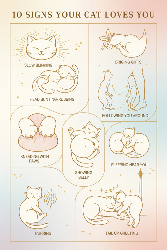 10 Segnali Inequivocabili Che il Tuo Gatto Ti Ama 💕