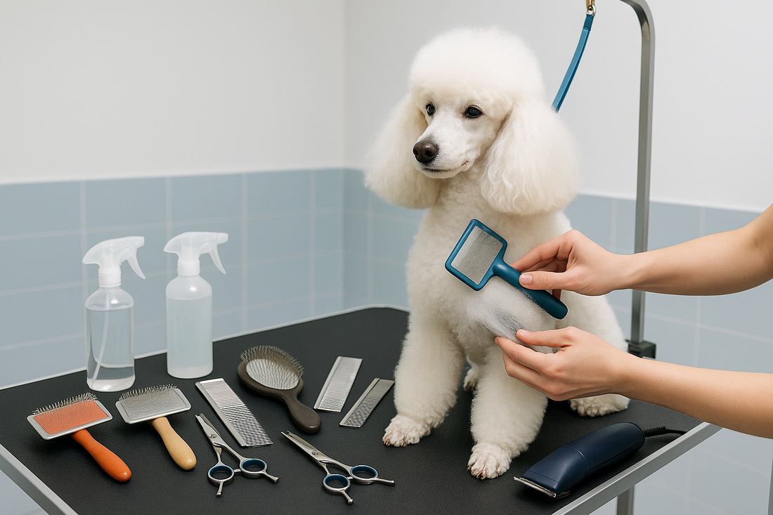 Cura del pelo del barboncino: tecniche e strumenti
