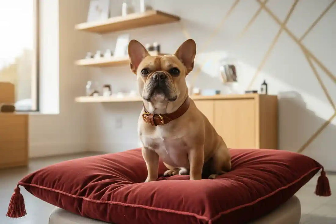 Designer Dog Bulldog cuscino