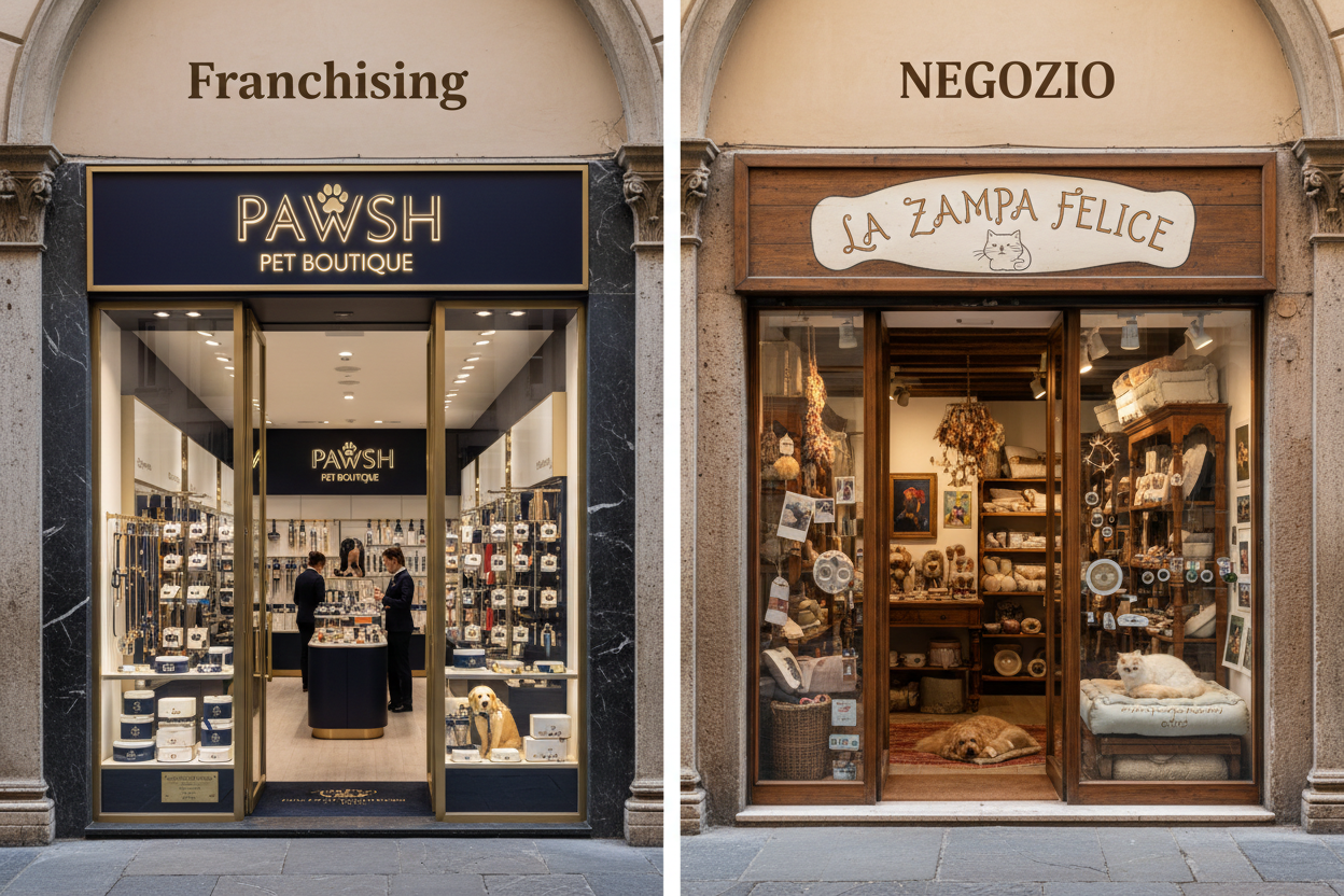 Franchising vs Negozio Indipendente: Moda Cane [Guida 2026]