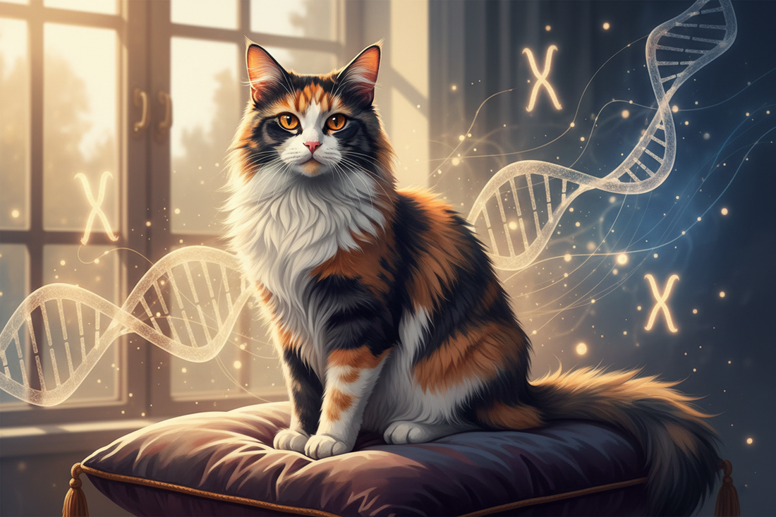 La Leggenda dei Gatti Calico: Perché Sono Femmine 🐱