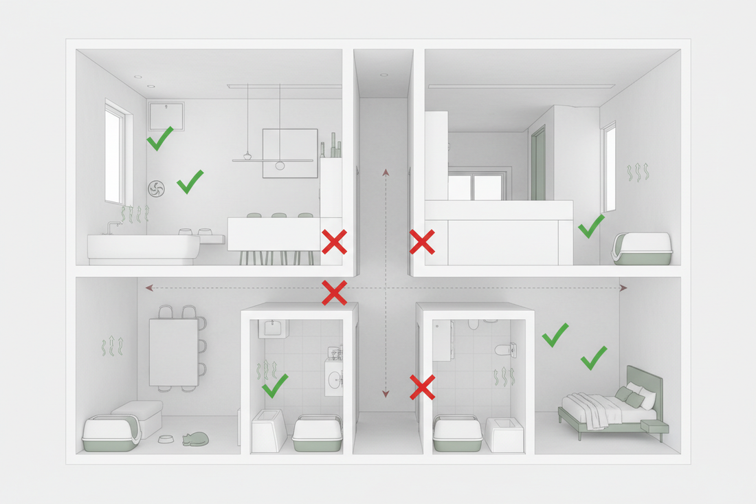 Lettiera del Gatto: Dove Metterla per Evitare Odori 🐱