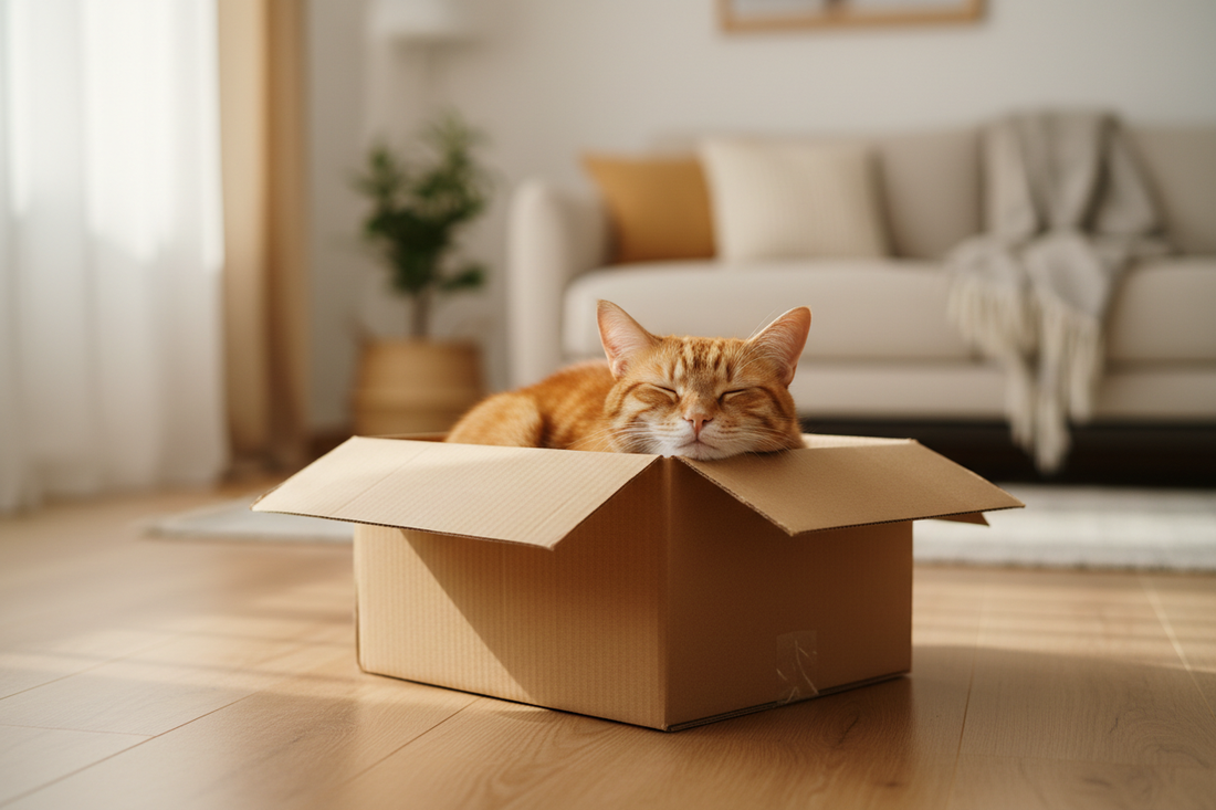 Perché i Gatti Amano Così Tanto le Scatole di Cartone? 📦