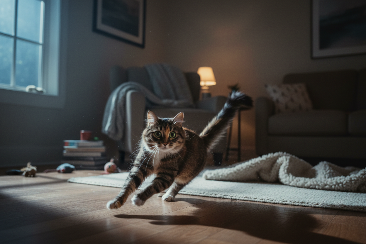 Perché i gatti impazziscono all’improvviso: gli zoomies spiegati