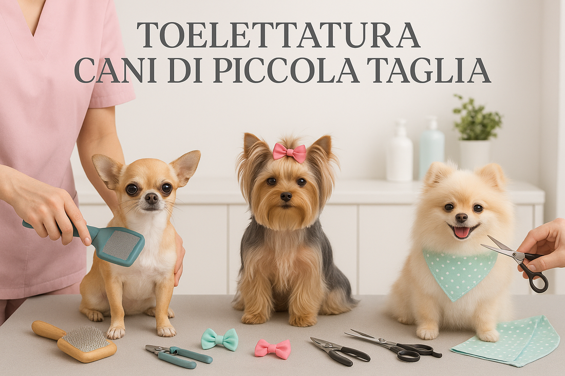 Toelettatura cani di piccola taglia: trucchi e accessori