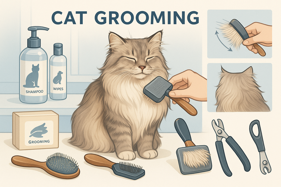 Toelettatura gatti: come prendersi cura del pelo felino