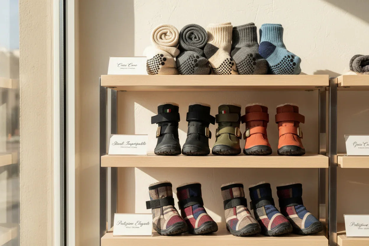 Scarpe e Calzini per Cani - Protezione Zampe