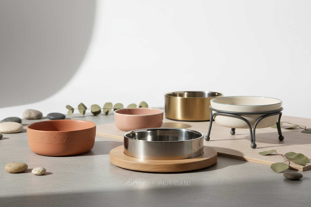 Ciotole per Cani - Acciaio, Ceramica e Antiscivolo