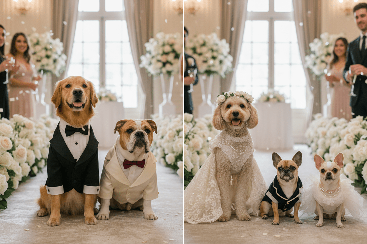 Vestiti per cani per Matrimoni e Cerimonie | Dogmoda - Dog Moda