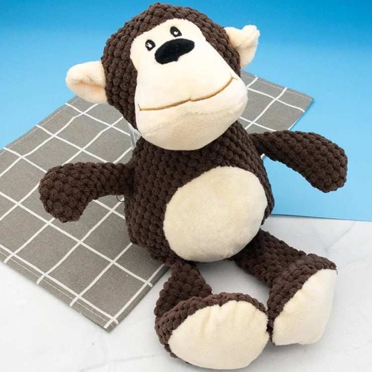 Peluche per Cani Resistente – Orsetto, Scimmietta e Altri Design