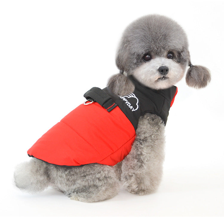 Abrigo Impermeable para Perros HappyDay - Acolchado de Invierno
