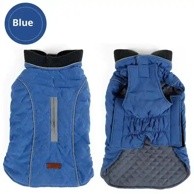 Cappotto Impermeabile Cani Imbottito con Inserti Riflettenti by Dog Moda