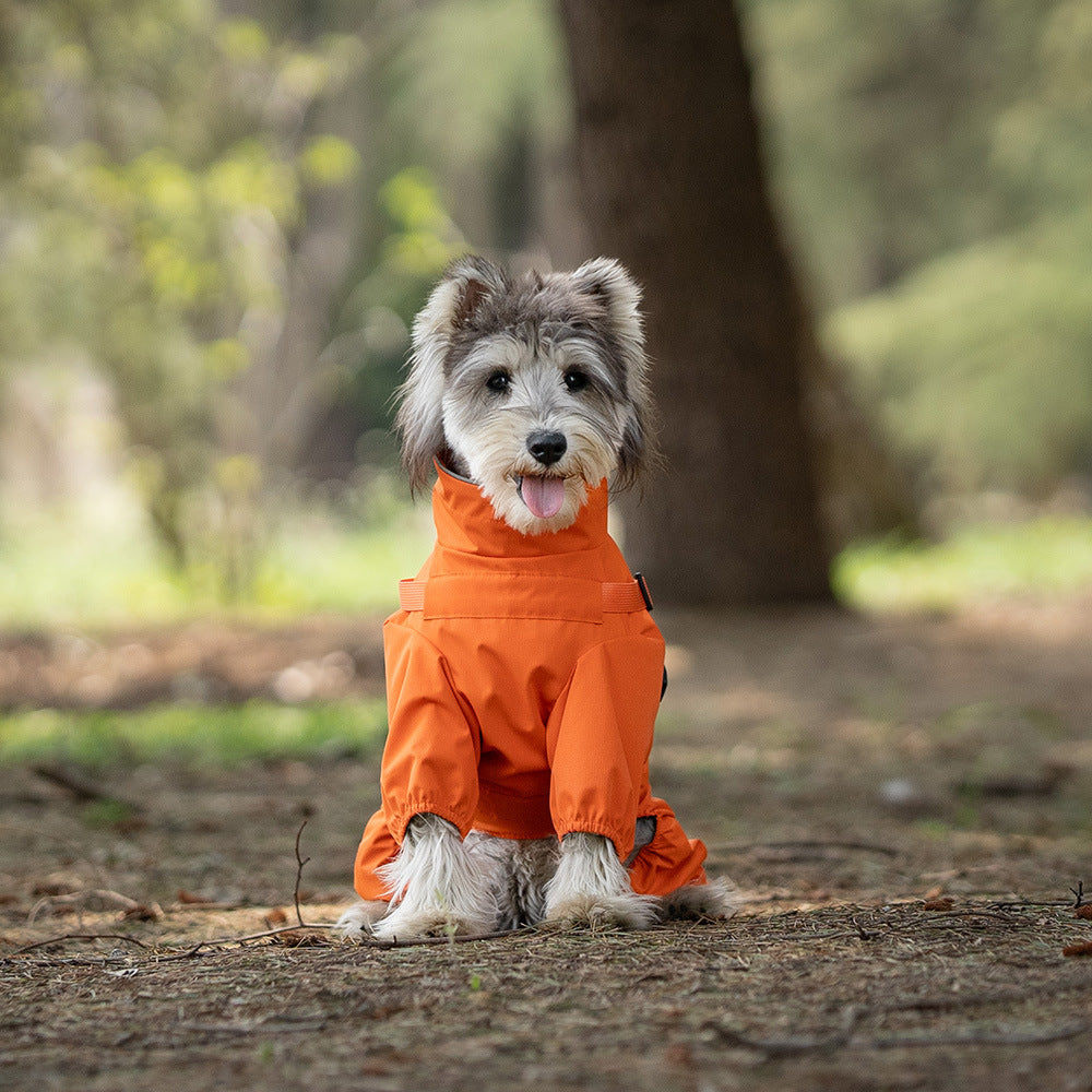 Impermeabile per Cani con Pettorina Riflettente "Playtime" Regolabile