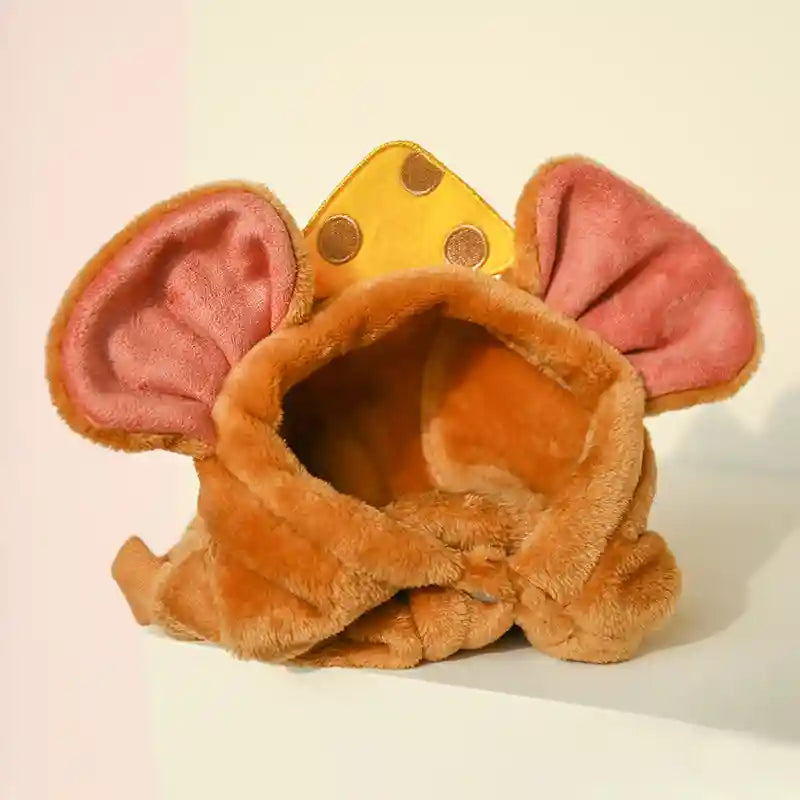 Abrigo para Perros 4 Patas de Forro Polar con Capucha - Orejas de Ratón