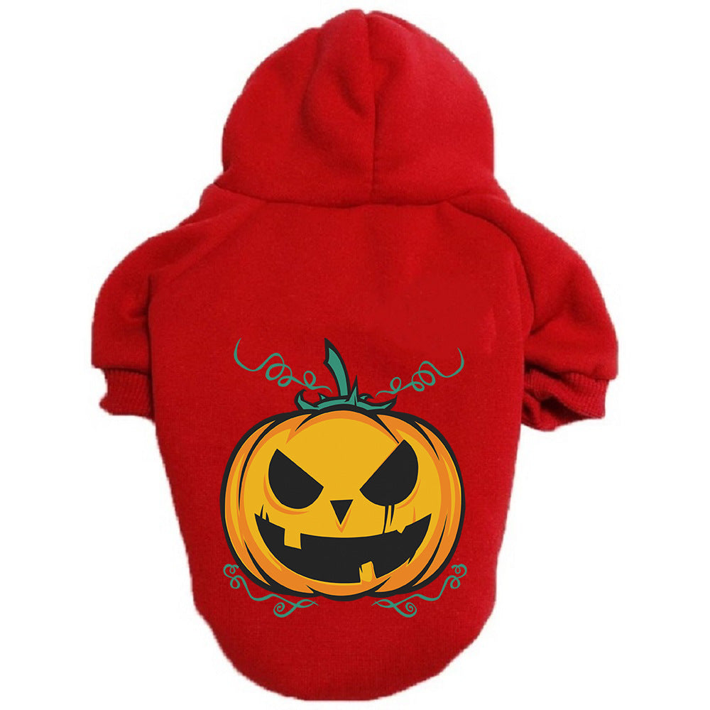 Hundehoodie „Halloween-Kürbis“