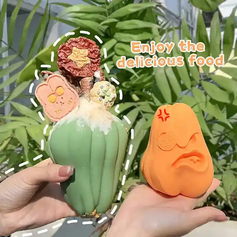 犬用シリコンペペローネおもちゃ - 耐久性スナックディスペンサー