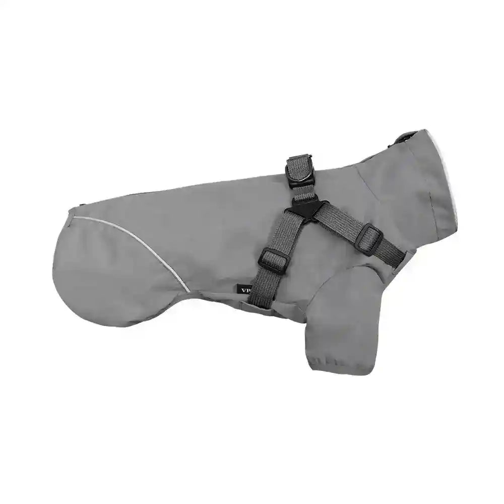 Impermeabile con Pettorina per Cani | Giacca Pioggia Riflettente by Dog Moda