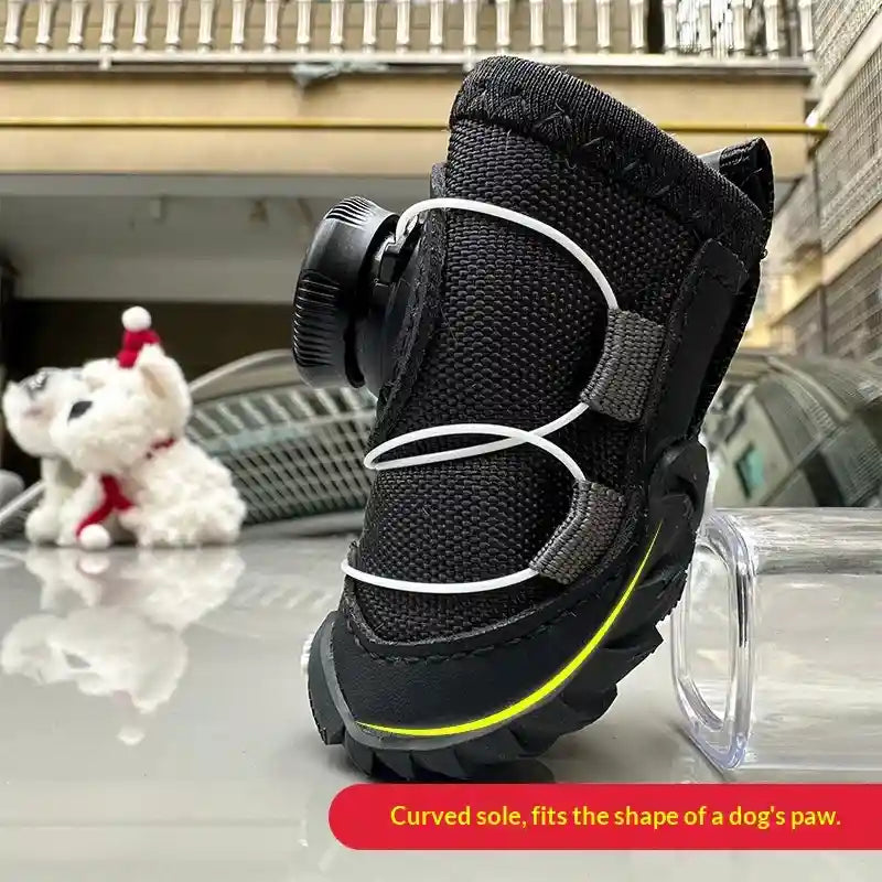 Scarpe Cani Antiscivolo Pile Inverno Sistema Manopola by Dog Moda