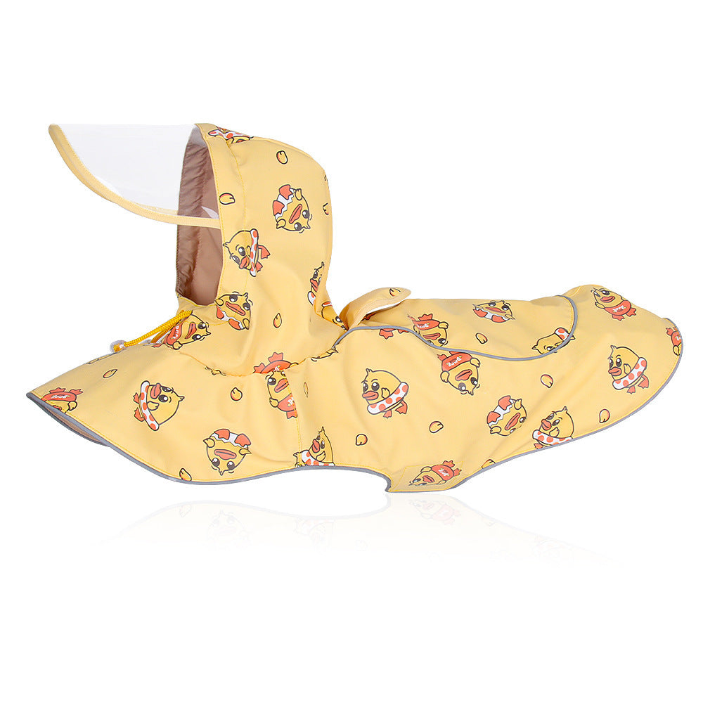 Raincoat for dogs with visor "Ruby"