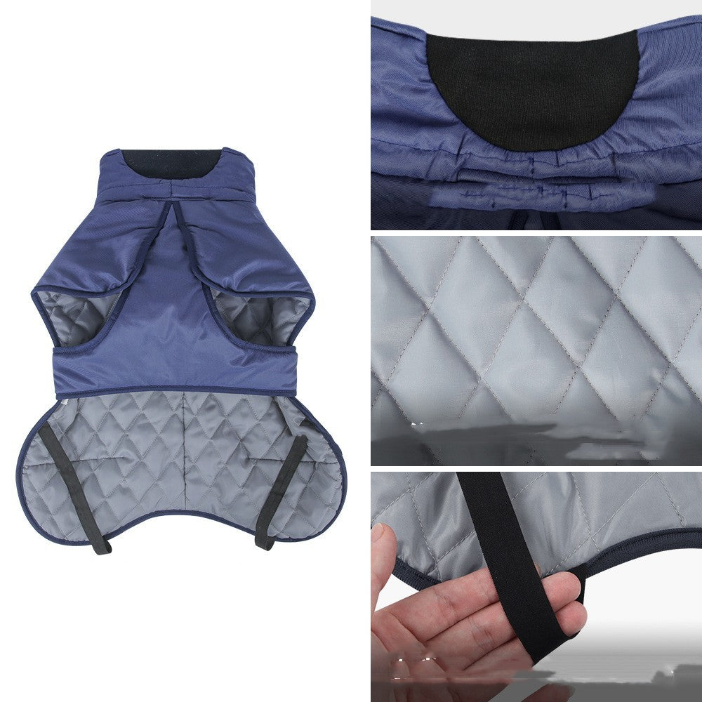 Duomm Wasserdichter Hundemantel | Regenmantel mit Pfoten | Dogmoda 