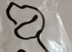 Statua Cane in Metallo Scultura Decorativa Moderna