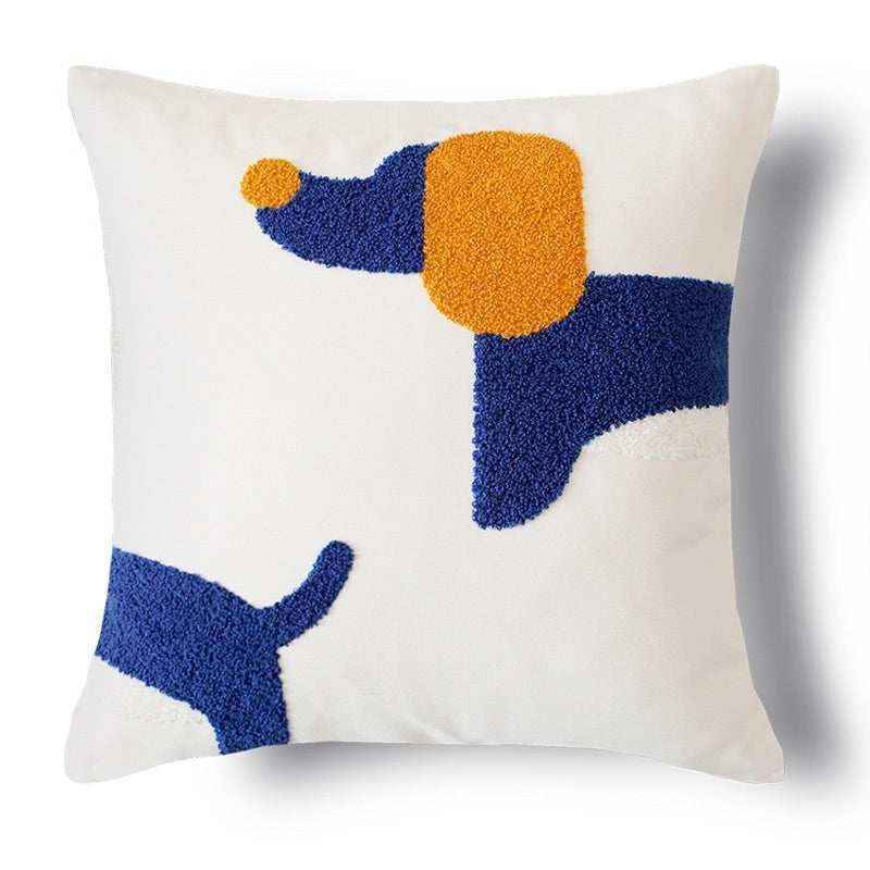 Cuscino Cane 3D Ricamata – Arredo Casa Idea Regalo by Dog Moda