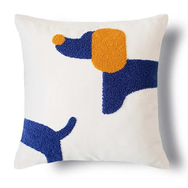 Cuscino Cane 3D Ricamata – Arredo Casa Idea Regalo