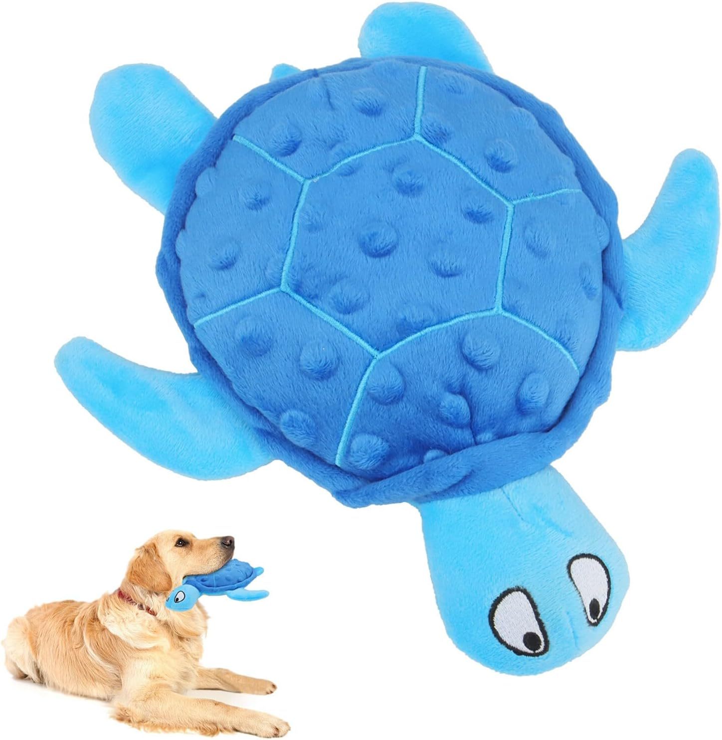 Peluche Tartaruga Resistente per Cani - Con Suono e Carta Stropicciante - Dog Moda