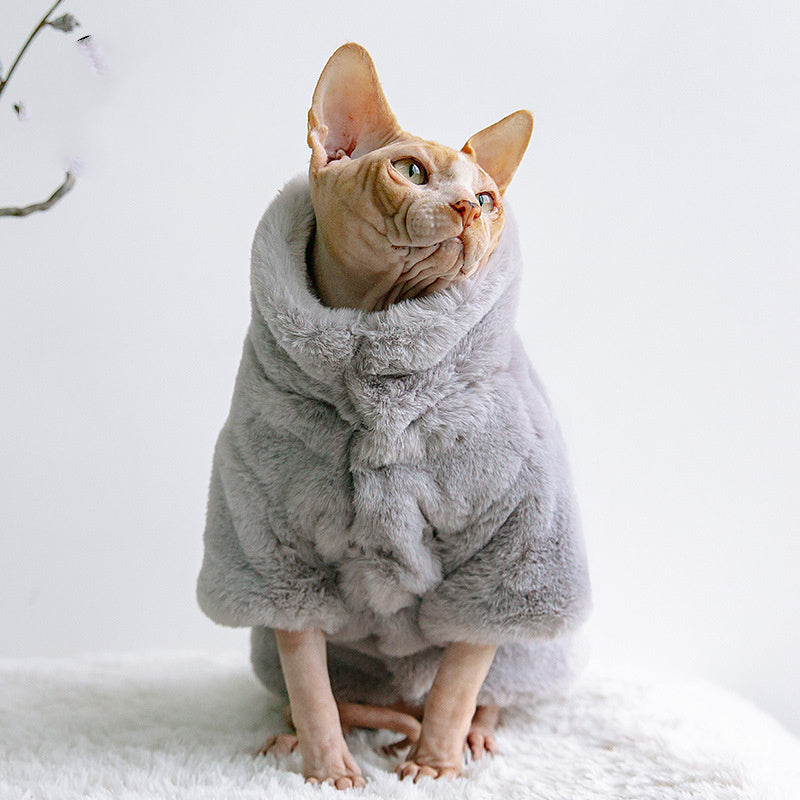"McQueen" Faux Fur Coat for Cats - Warm and Elegant