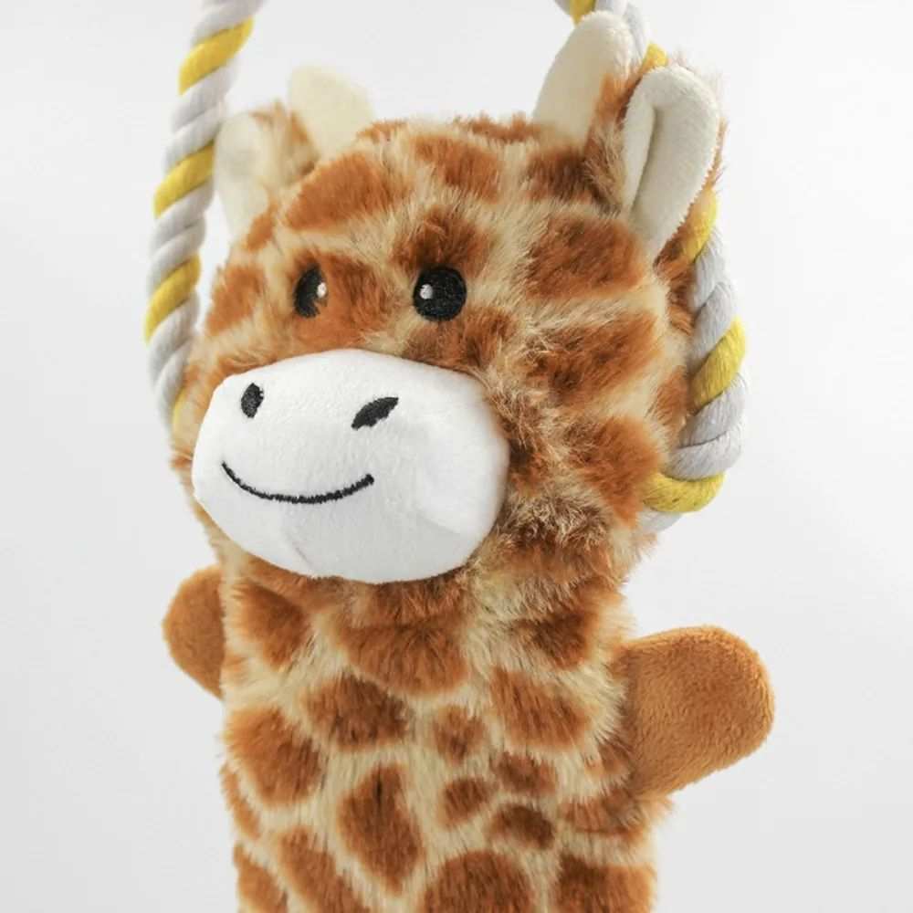 Giocattolo Interattivo per Cani a Forma di Animale con Squeaker – Divertimento Sicuro e Resistente