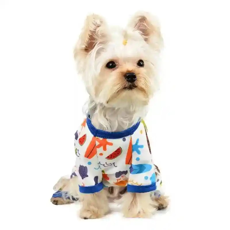 Tuta Elasticizzata per Cani Stampa Anguria - Dogmoda by Dog Moda