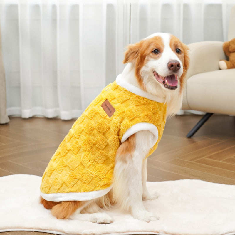 "Chess" Dog Fleece Sweater in Various Colors