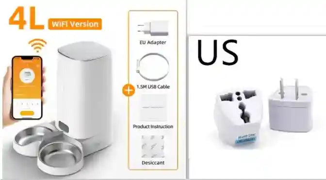 Distributore Automatico Cibo Cani Gatti 4L WiFi by Dog Moda