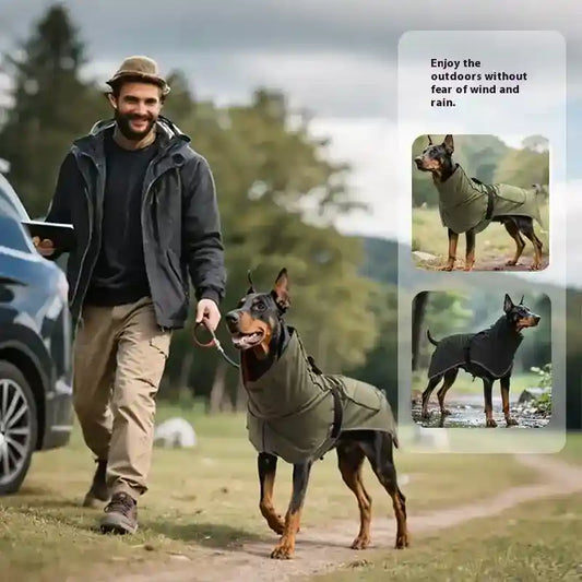 Impermeabile per Cani con Retina Interna e Coulisse by Dog Moda
