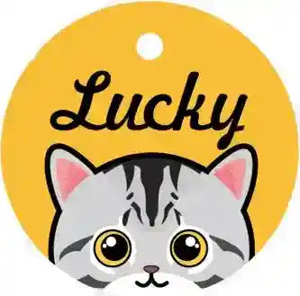 Medaglietta Gatto Personalizzata con Nome e Campanellino by Dog Moda