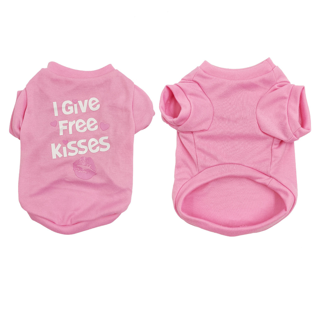Cotton Dog T-Shirt "Kisses"