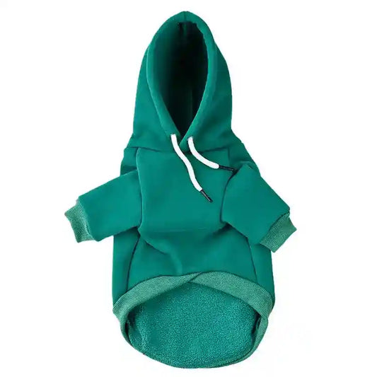 Felpa con Cappuccio per Cani - Pile con Tasche e Anello by Dog Moda