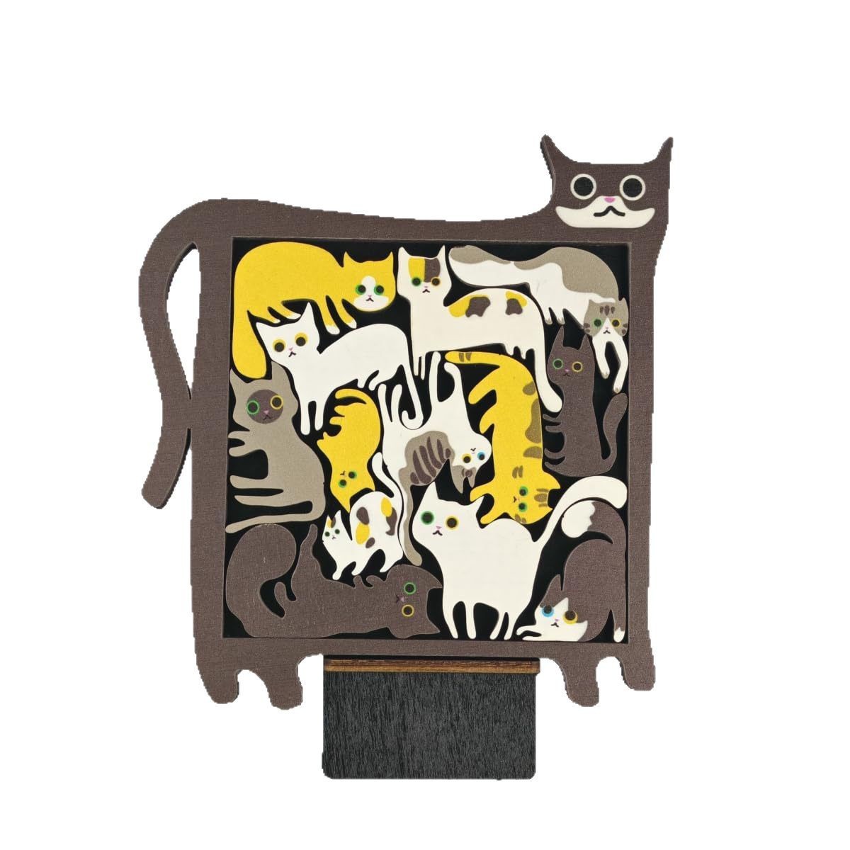 Puzzle Gatto in Legno - Regalo Amanti Gatti by Dog Moda