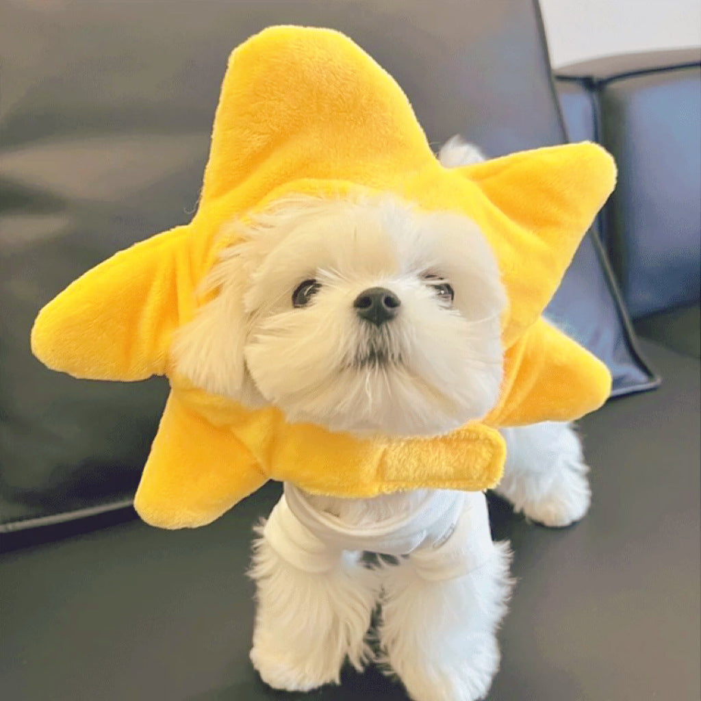 Cappellino in Pile per Cani e Gatti - Regolabile con Velcro by Dog Moda