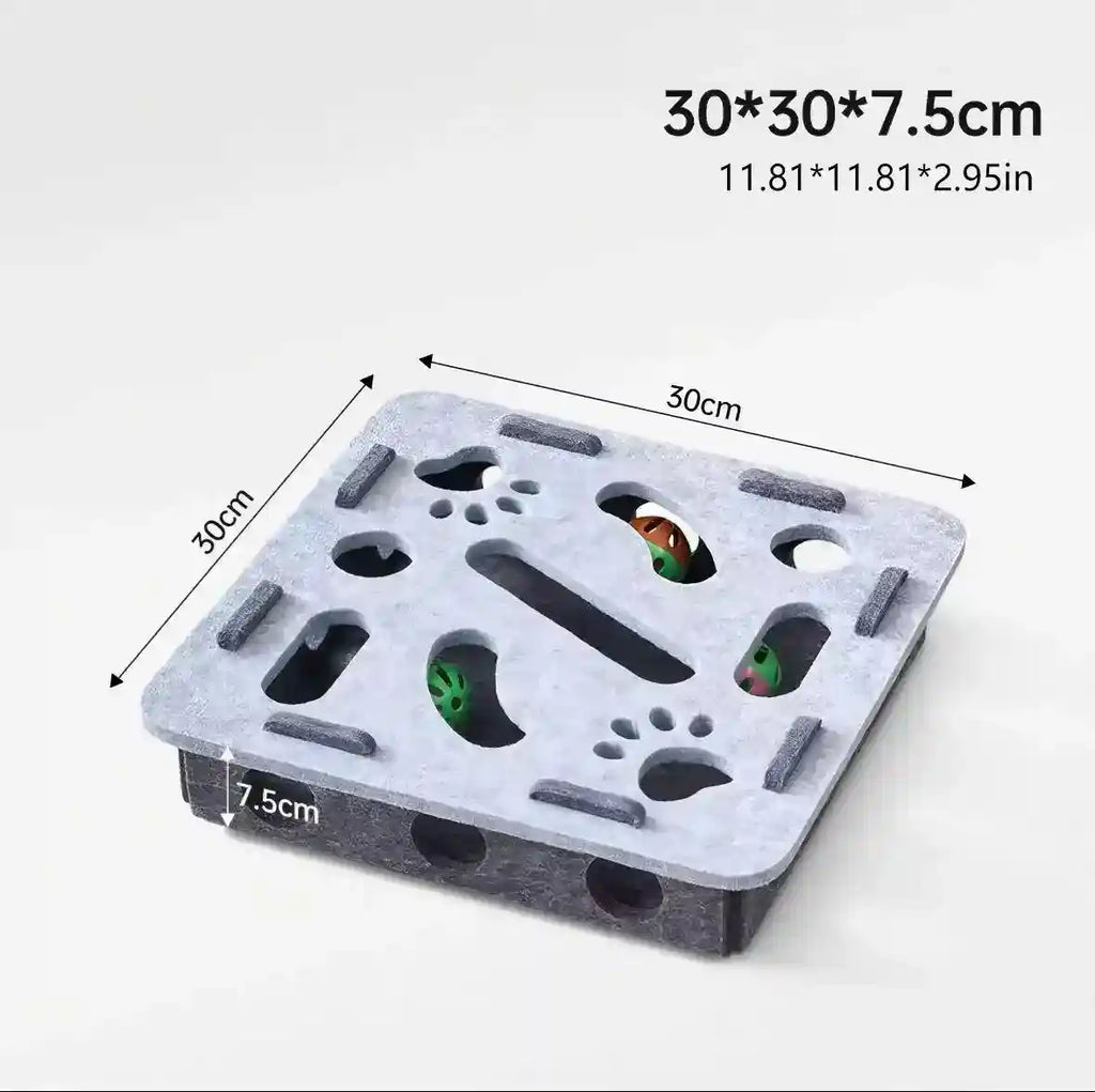 インタラクティブ猫用パズル音の出るボールおもちゃ