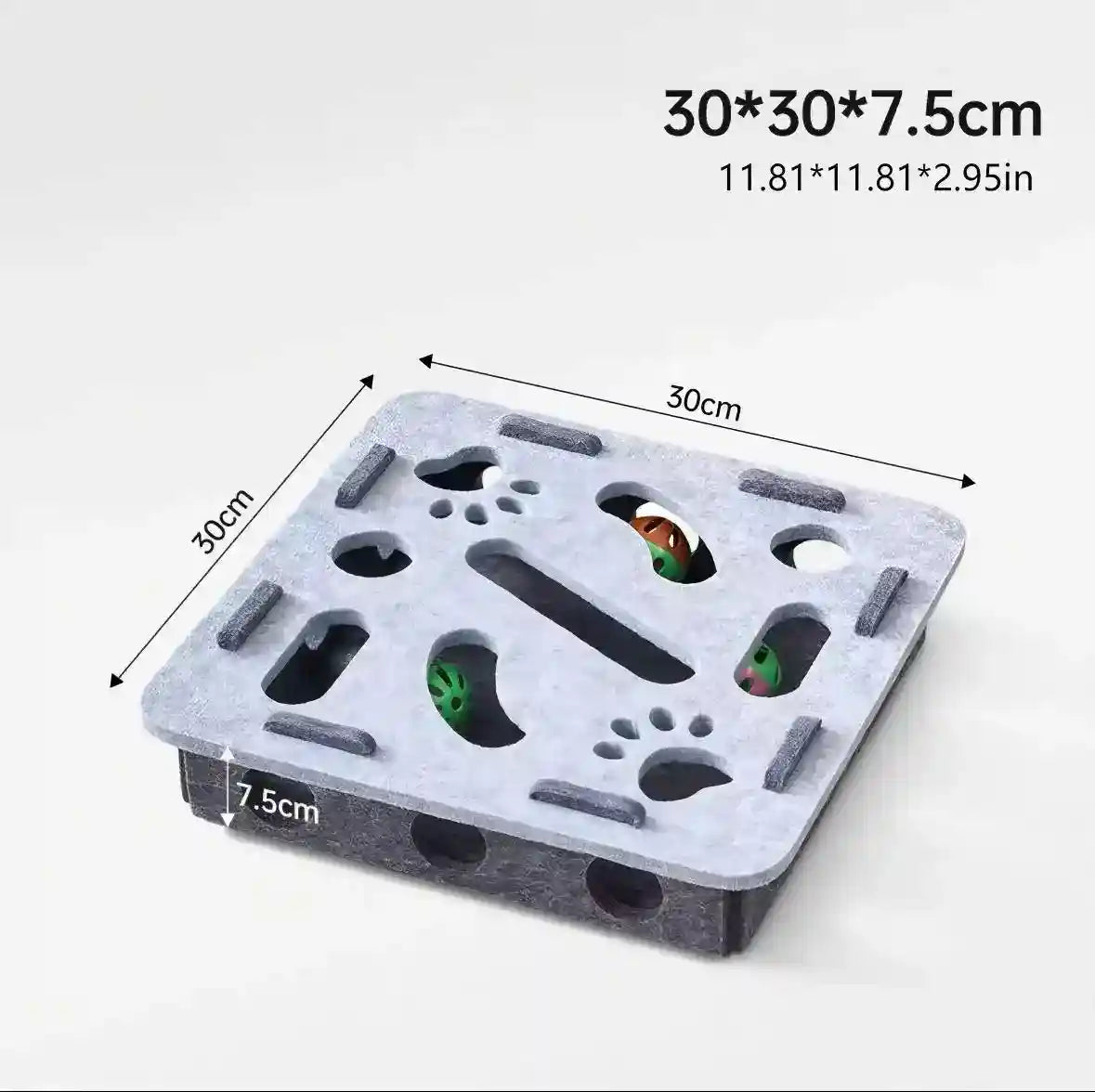 インタラクティブ猫用パズル音の出るボールおもちゃ