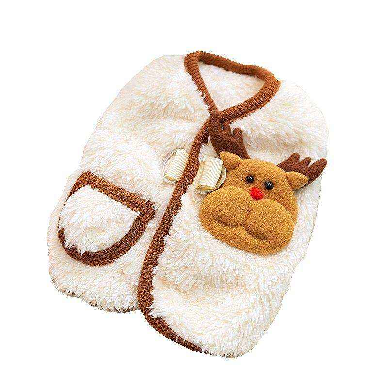 Cappottino Natale Cani Pile - Gilet Smanicato Inverno by Dog Moda