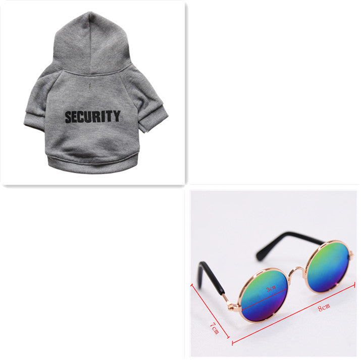 Felpa Security con Cappuccio per Cani e Gatti by Dog Moda