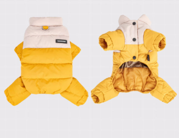 Vadderad Vinterrock för Hundar med Fyra Ben, Vattentät