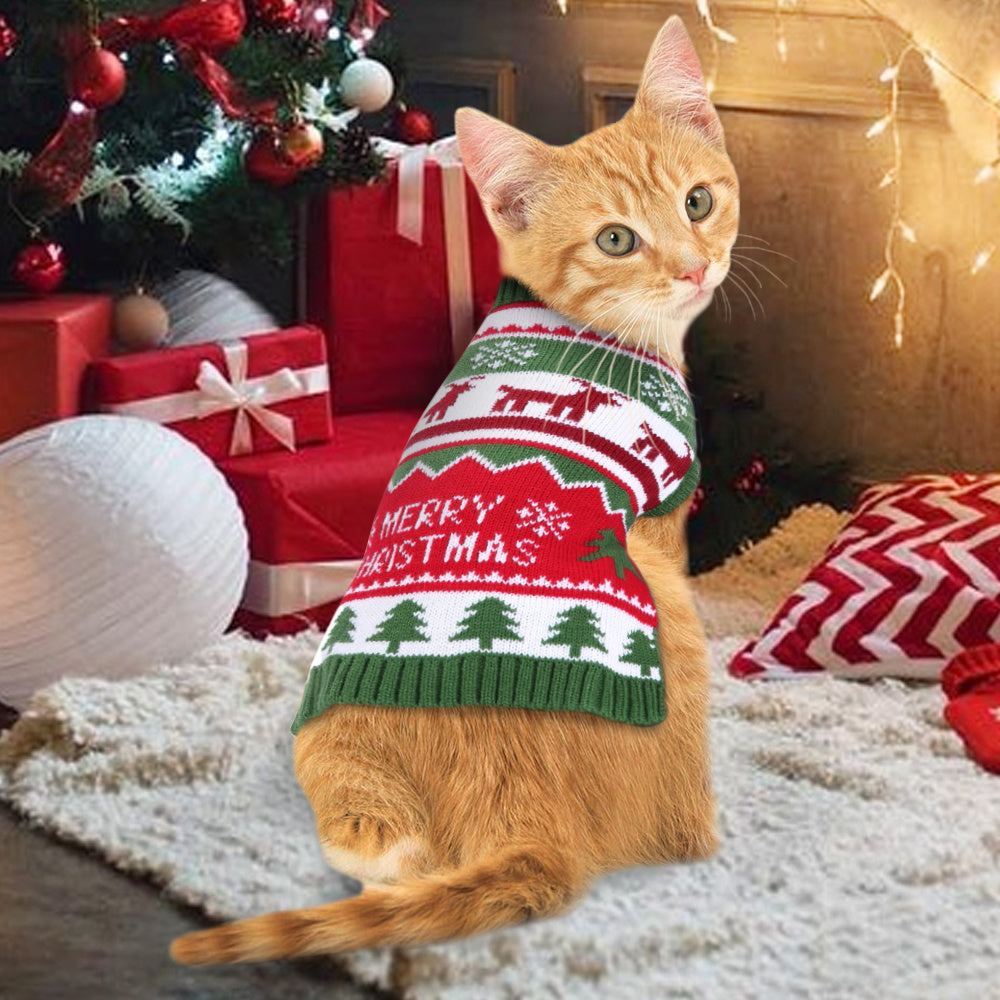 Maglione di Natale per Cani e gatti Morbido, Caldo e Perfetto per le Feste