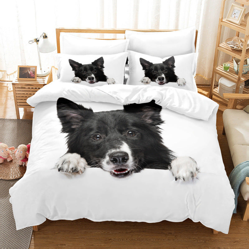 Set Copripiumino Cani - Completo Letto con Stampa Cagnolini