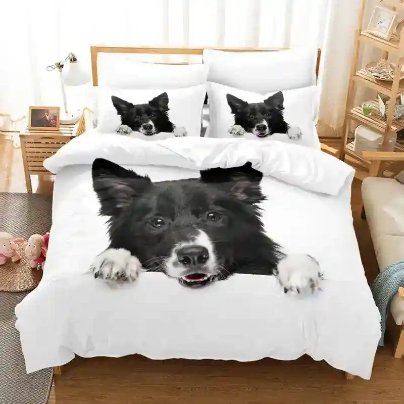 Set Copripiumino Cani - Completo Letto con Stampa Cagnolini by Dog Moda