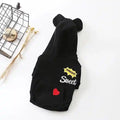 Sweat-shirt pour chiens avec capuche Sweet | Oreilles et broderie cœur