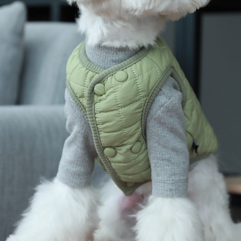 Poodle Dog Sweater - Coordinated Stretch Vest